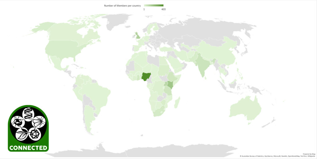 Map of members 2022