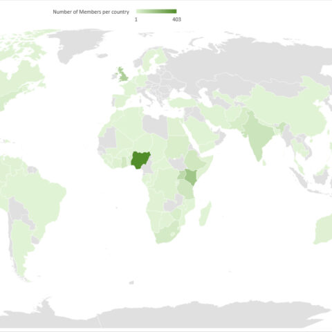 Map of members 2022